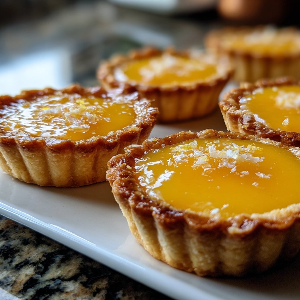 Valentines Treats Mini Lemon Tarts