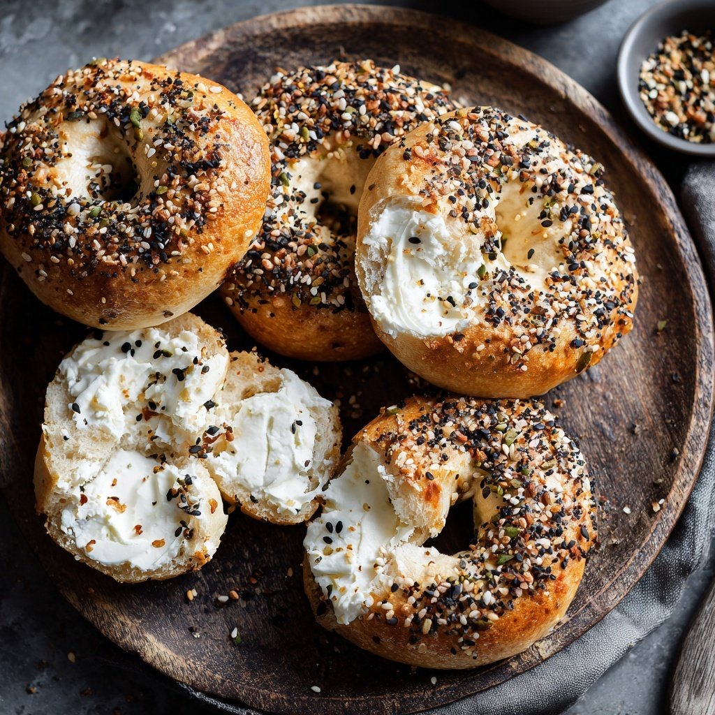 Soft Greek Yogurt Bagels