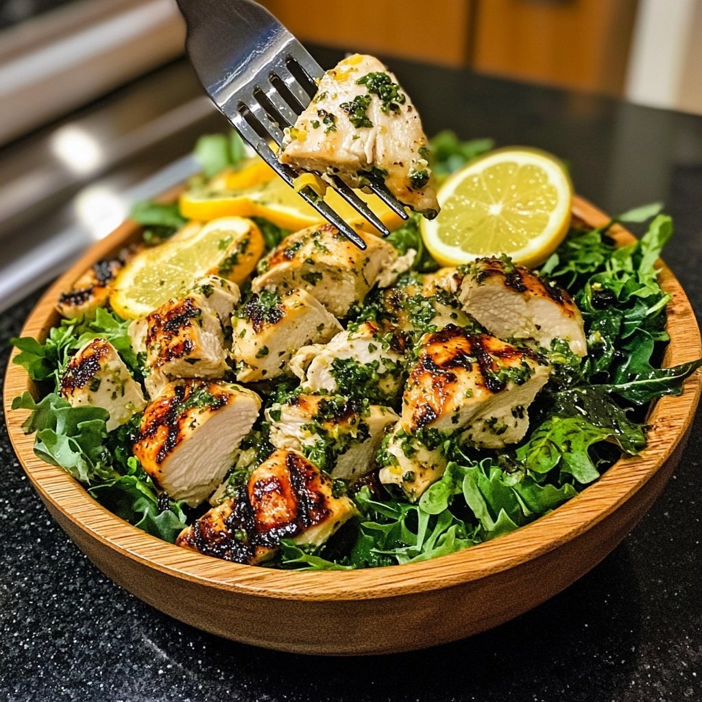 Grilled Lemon Herb Chicken Bowl