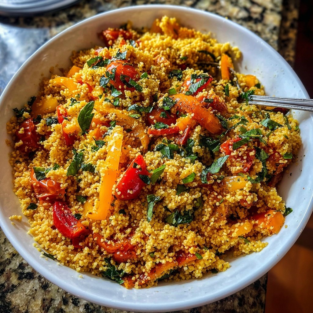 Healthy Lunch Mediterranean Couscous
