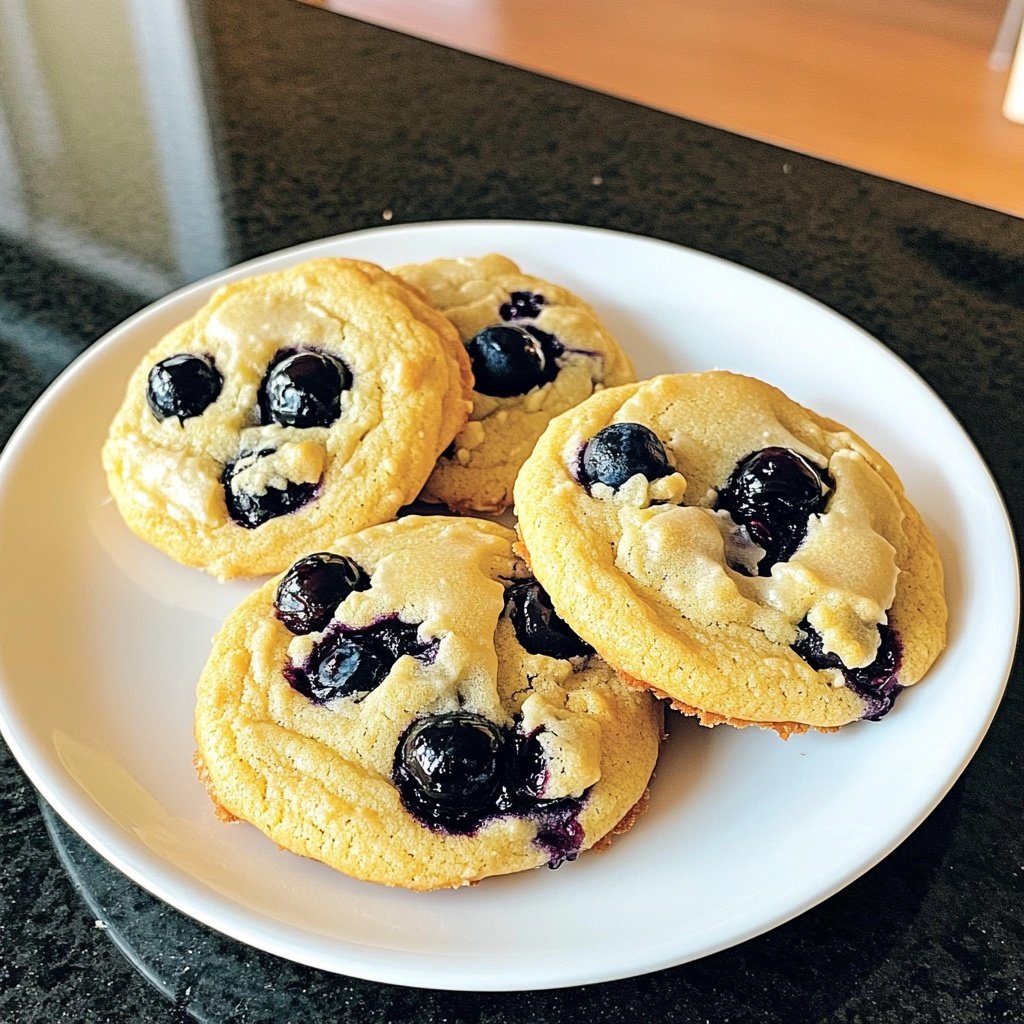 Lemon Blueberry Cookies