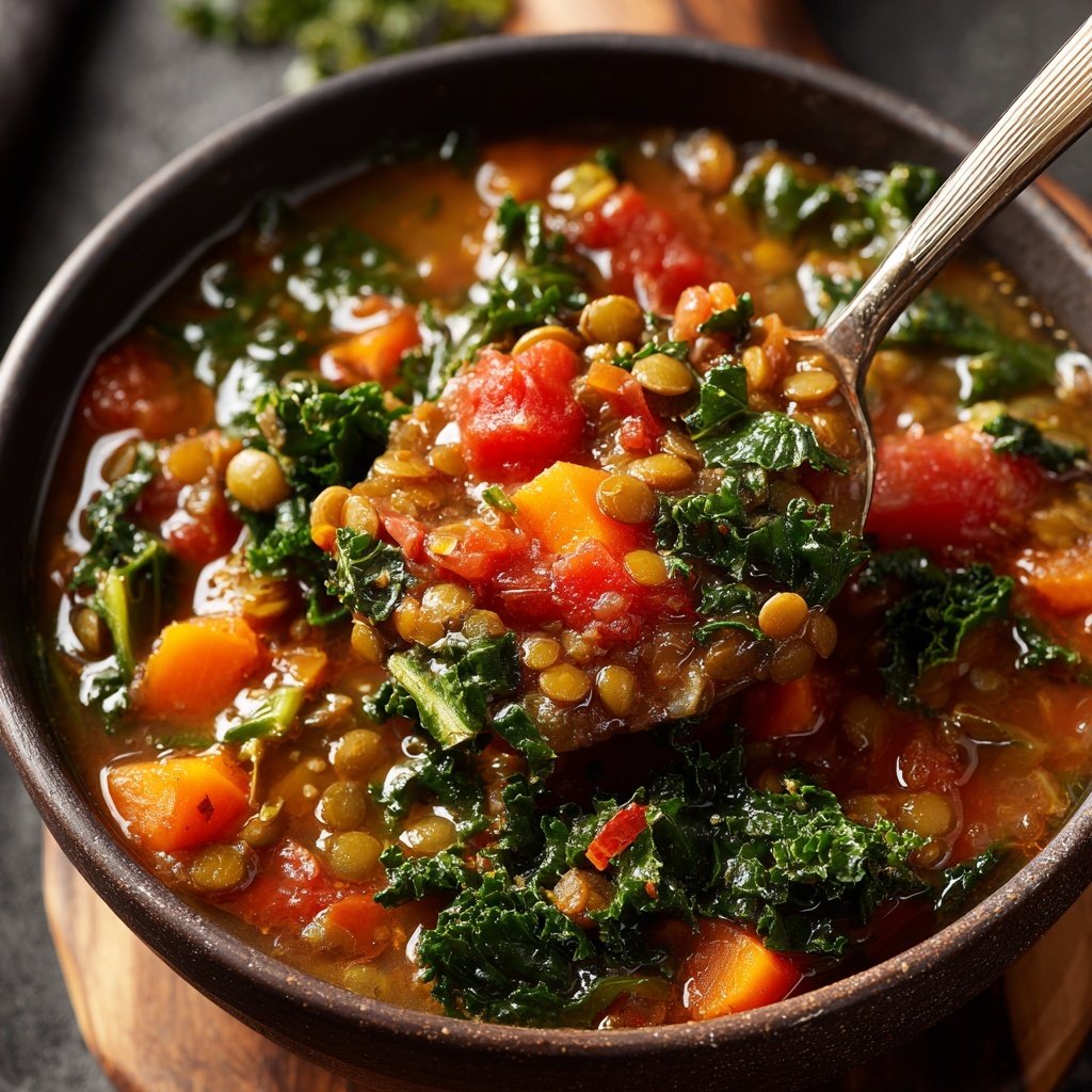 Healthy Crockpot Lentil Soup